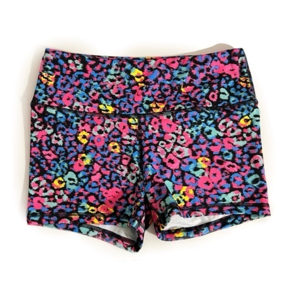 Fleo Colorful Leopard Print Women's Shorts